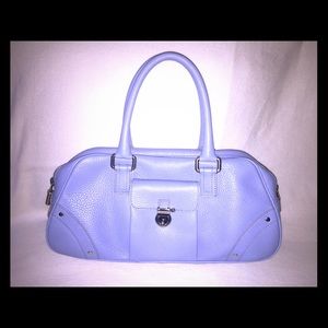 Burberry London Small Blue Leather Shoulder Bag